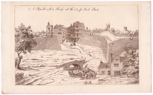 12. A Redoubt with 4 Flanks at the end of Kent Street